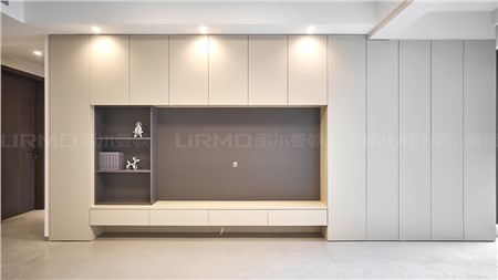 麗爾曼頓家居 |130㎡現(xiàn)代極簡，干凈高級