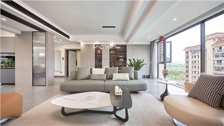 18W裝出156m²現代風格的家| 麗爾曼頓家居全屋定制