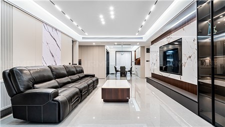 32w打造極簡輕奢風(fēng)格的家190m² | 麗爾曼頓全房全屋定制