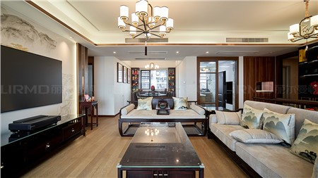 18.8w打造新中式風(fēng)格的家139m² | 麗爾曼頓全房全屋定制